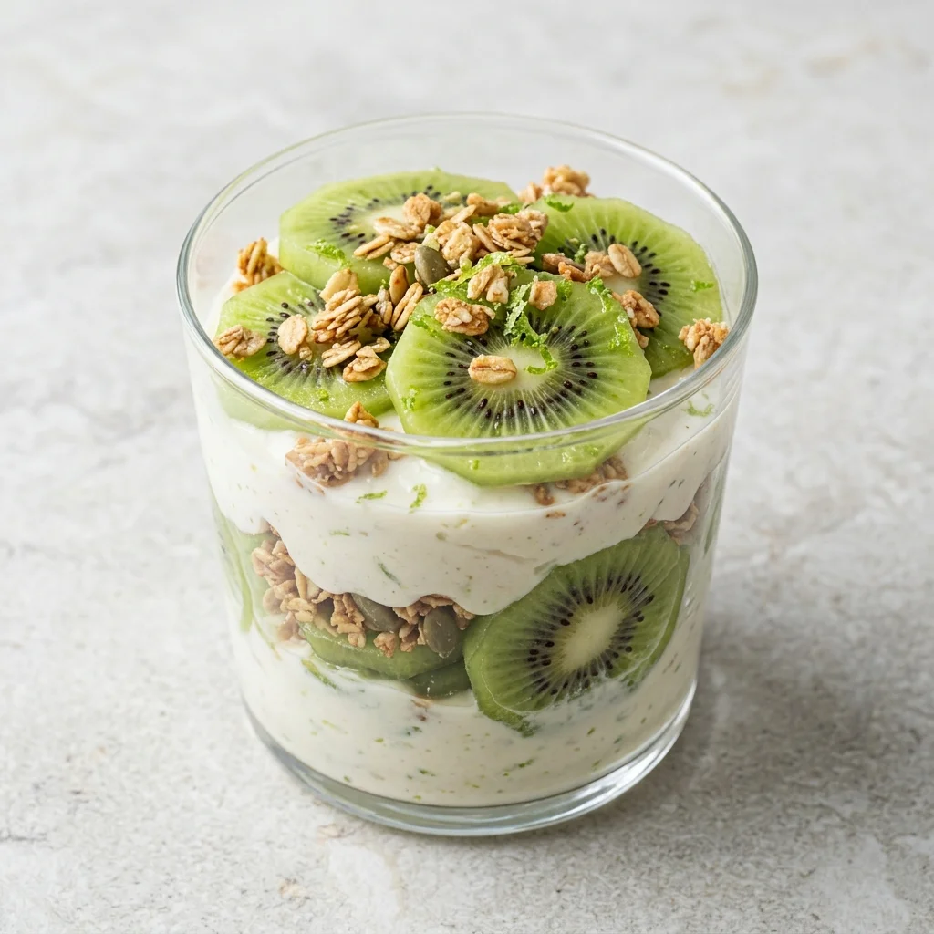 Easy Kiwi Lime Yogurt Parfait