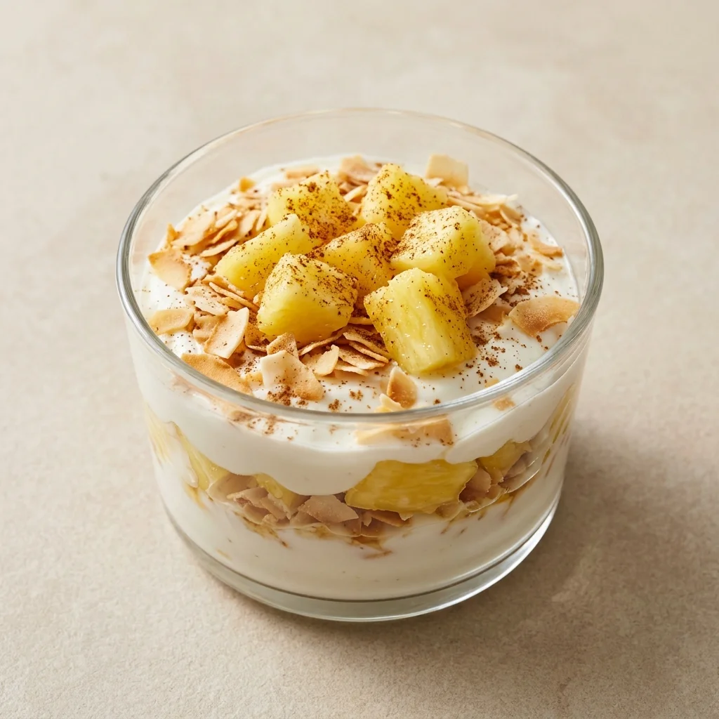 Pineapple Coconut Yogurt Parfait