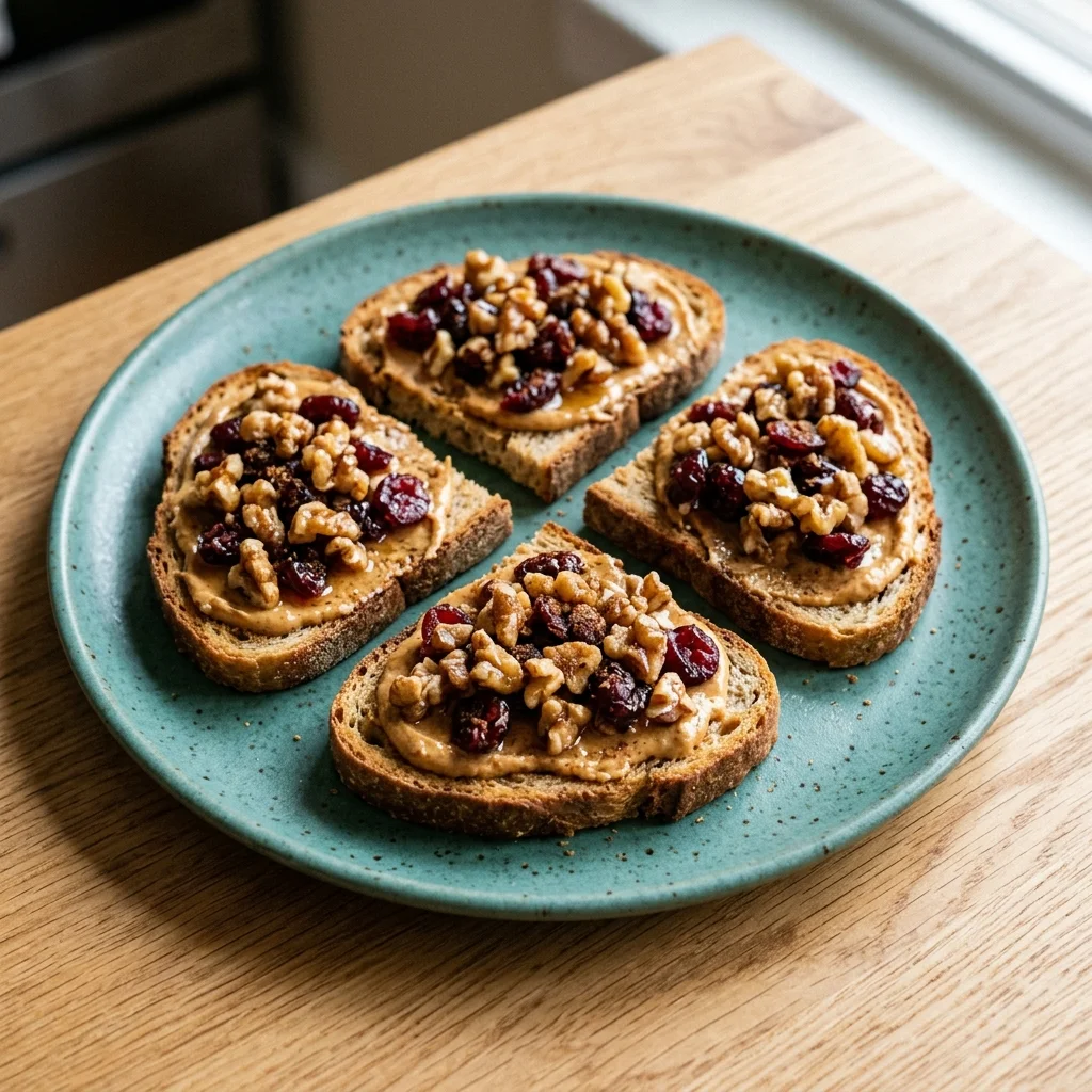 Cranberry Walnut Snack Toasts