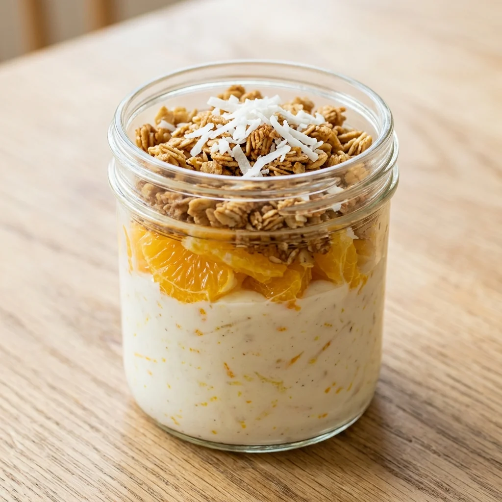 Orange Ginger Yogurt Cups