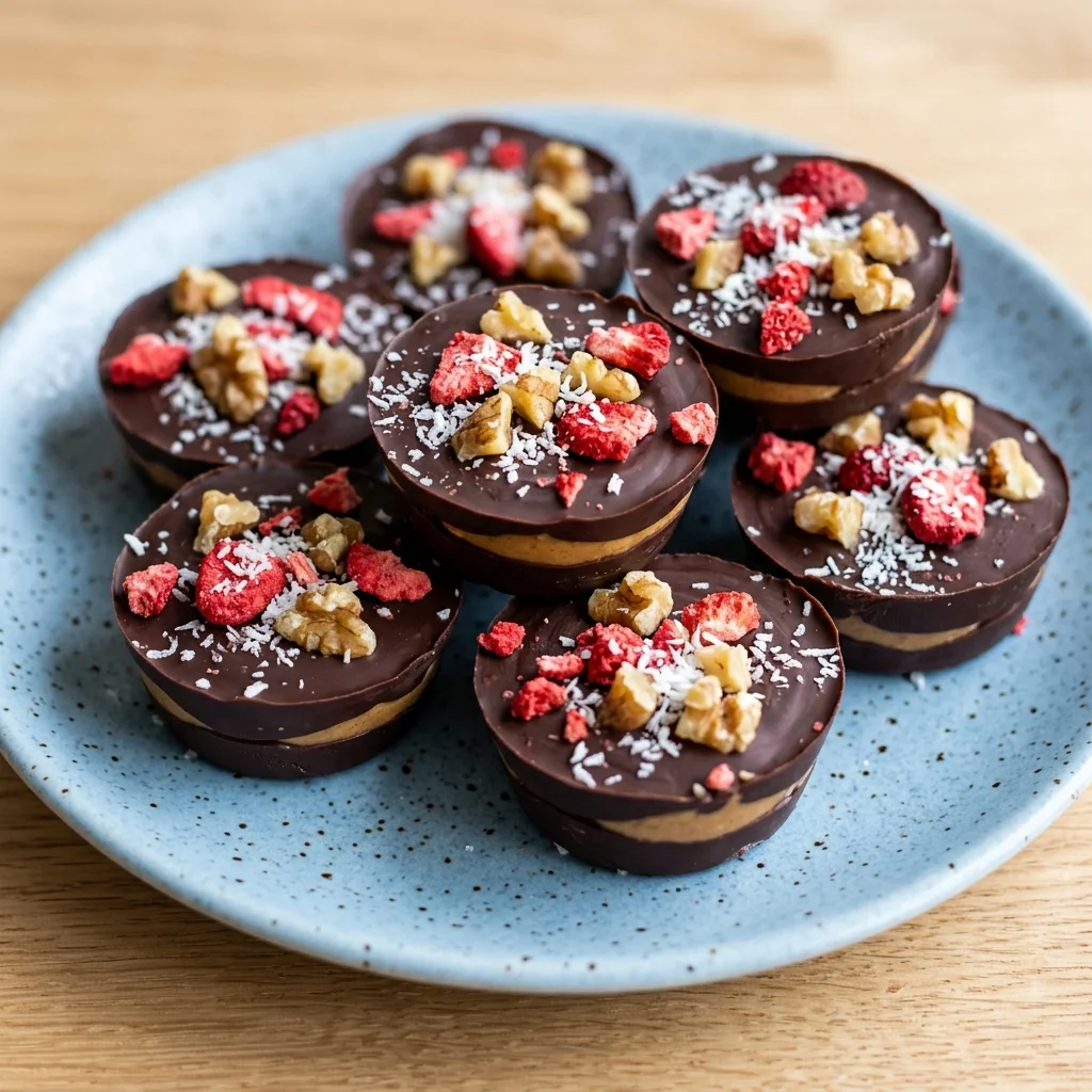 Chocolate Peanut Fruit & Nut Cups