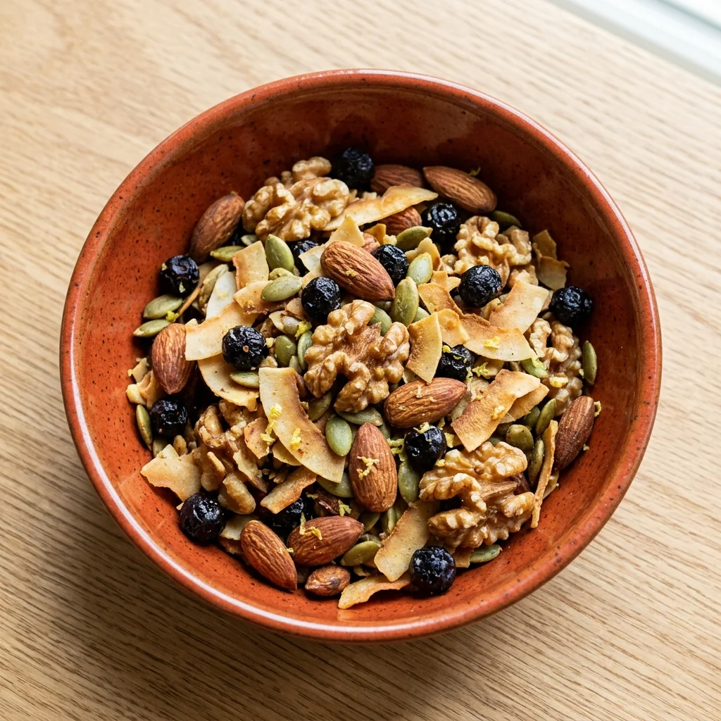 Sweet-Salty Lemon Coconut Trail Mix
