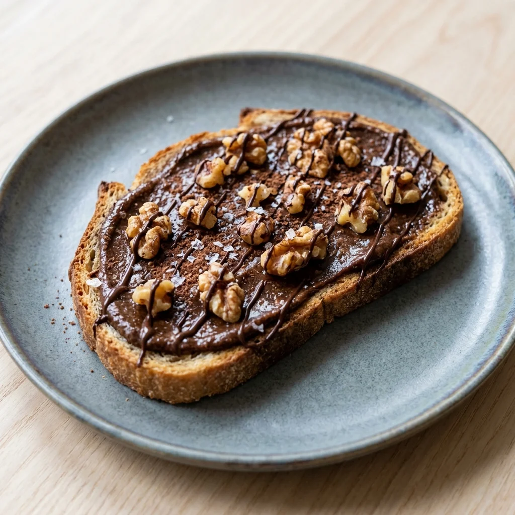 Sweet-Salty Mocha Crunch Snack Toasts
