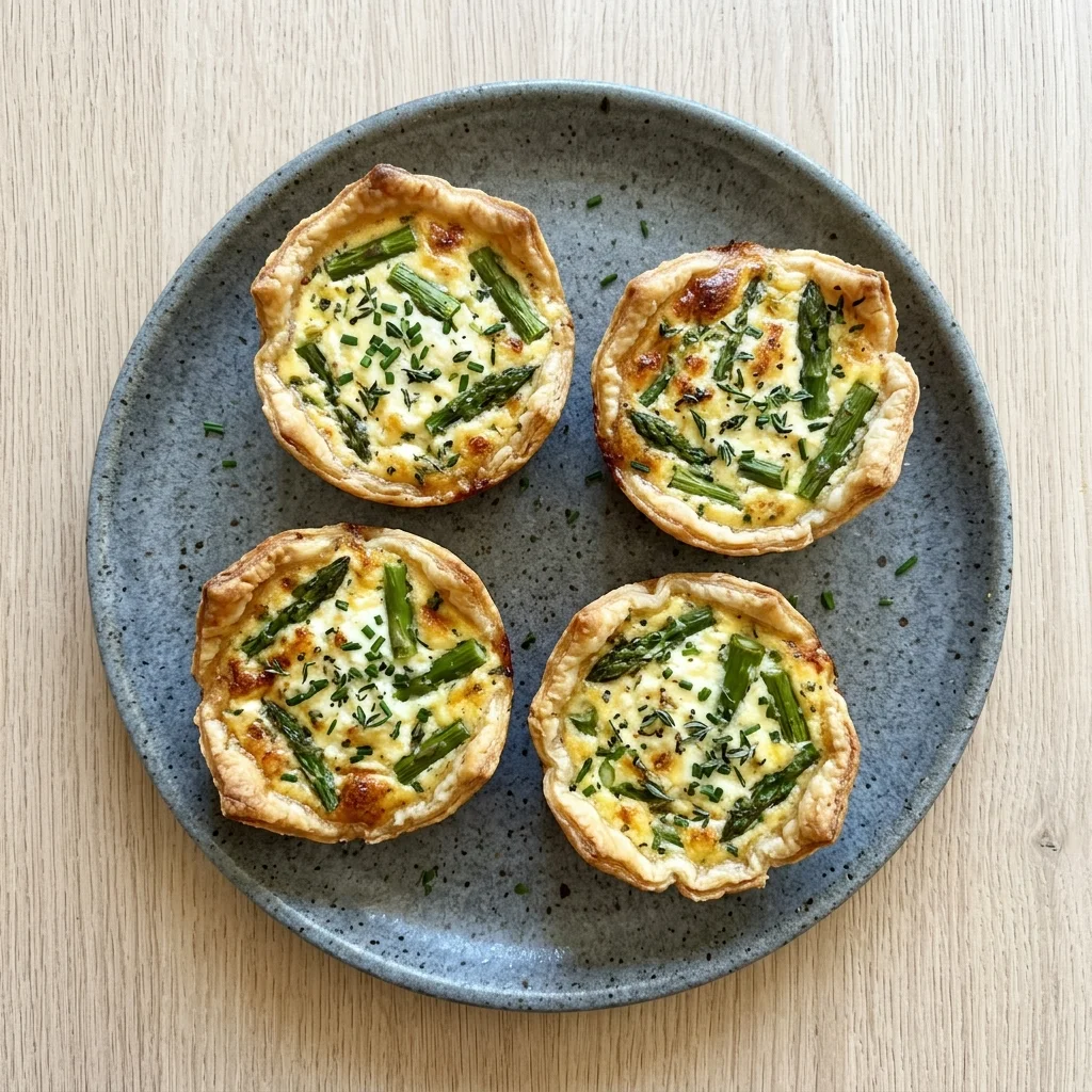 Mini Asparagus Quiches