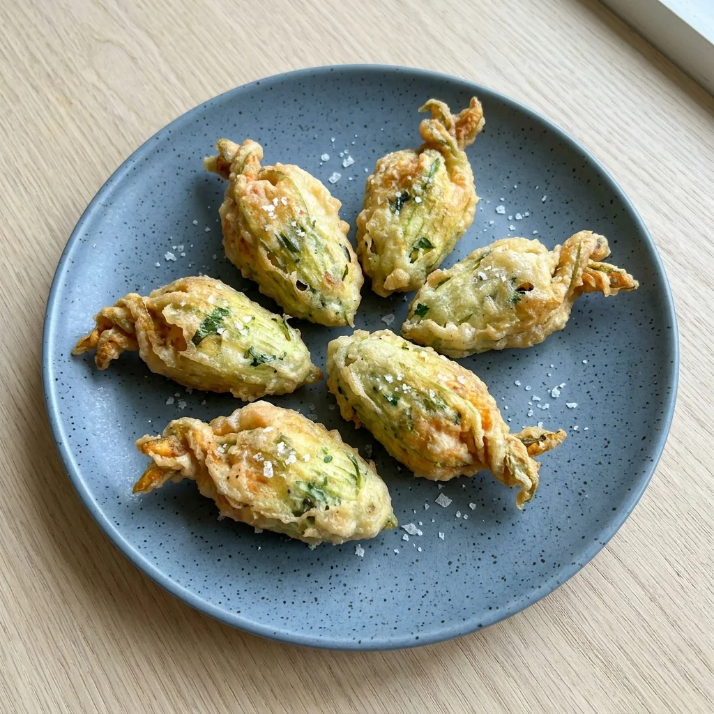 Ricotta-Stuffed Squash Blossoms