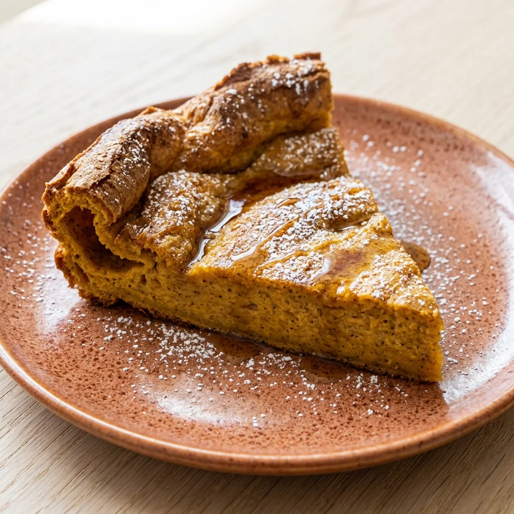 Vanilla Pumpkin Oven Pancake
