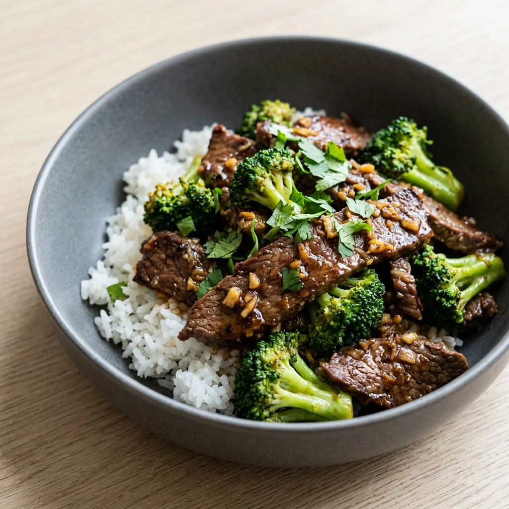 Honey Beef and Broccoli