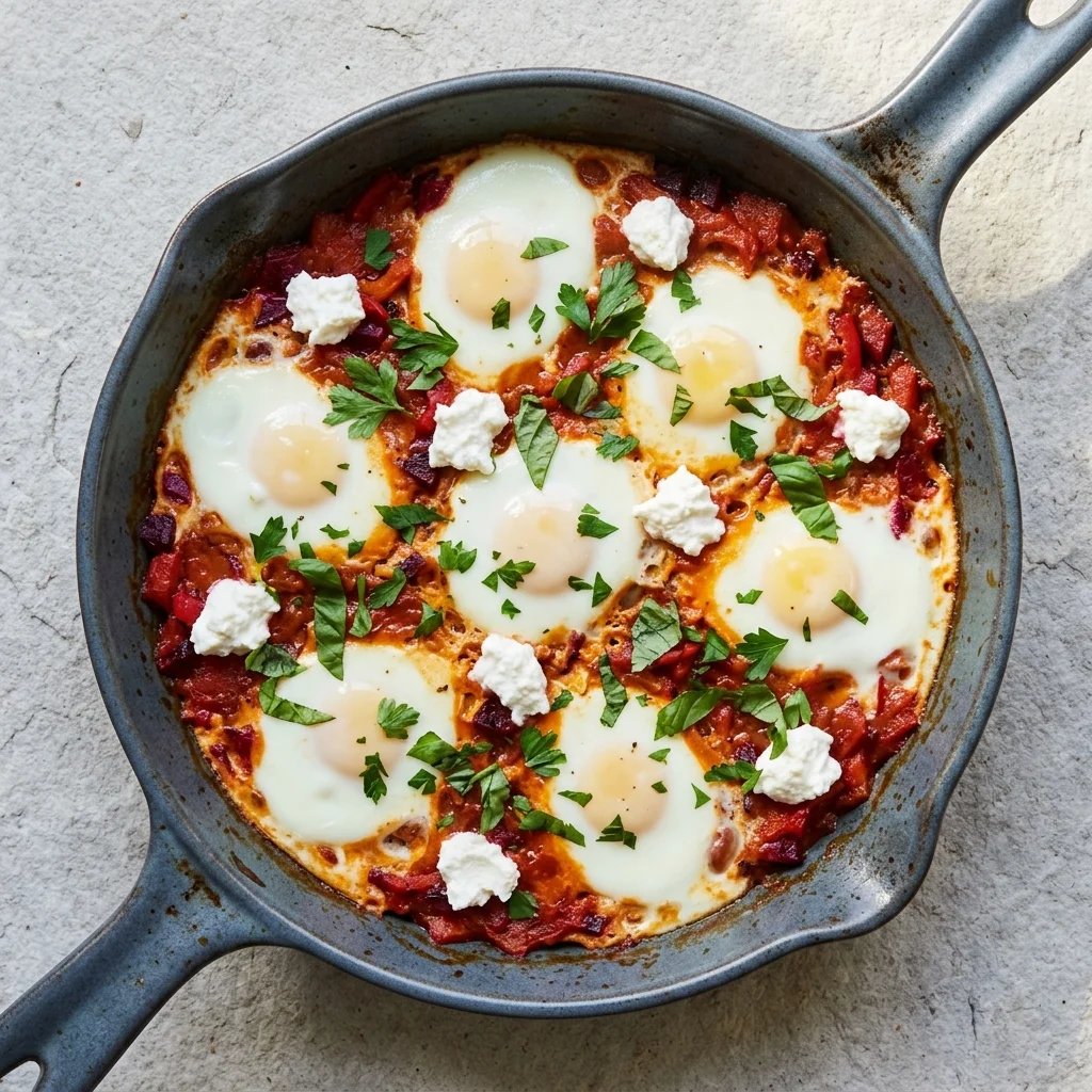 Roasted Red Pepper and Egg Bake