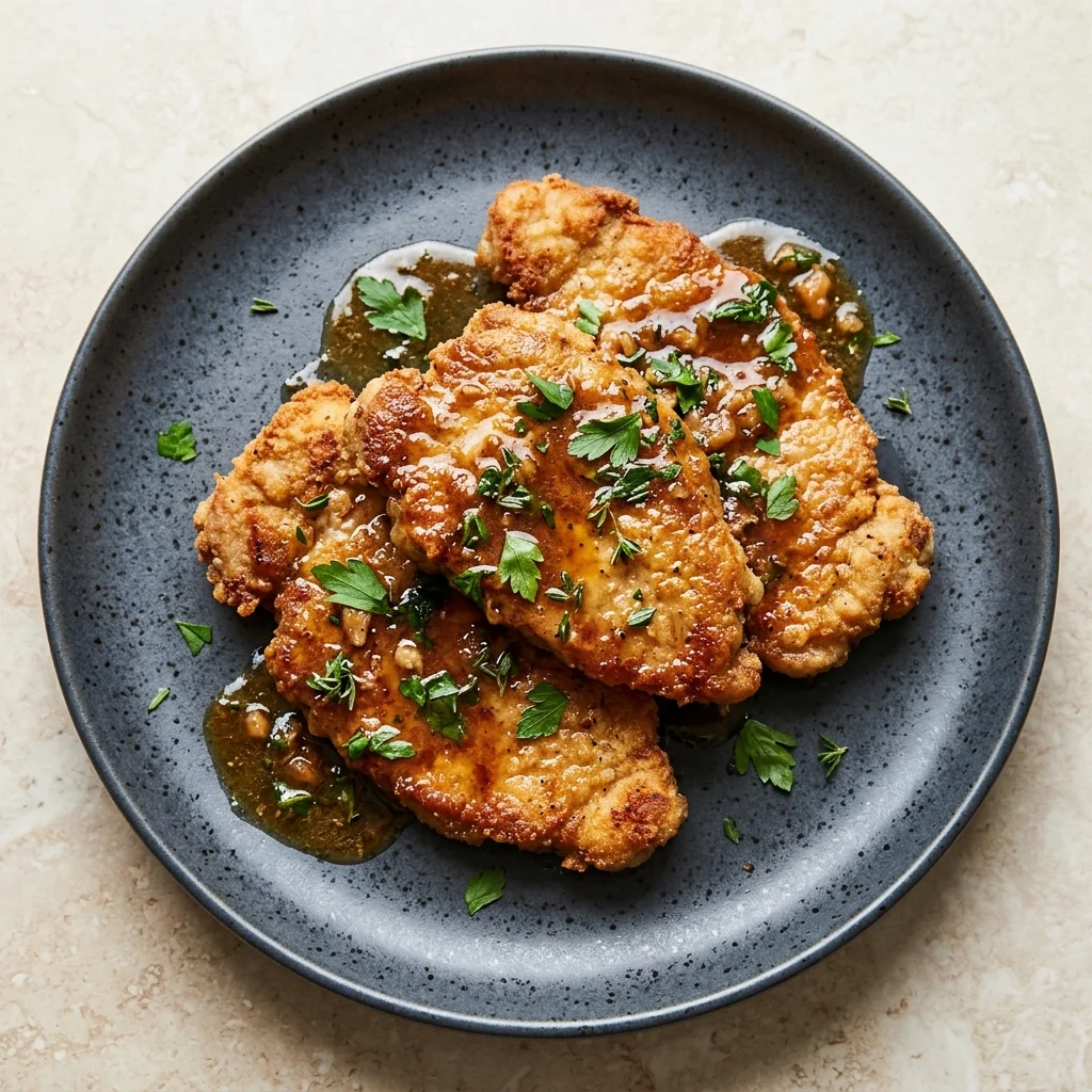 Veal Cutlets with Brown Butter and Fresh Herbs