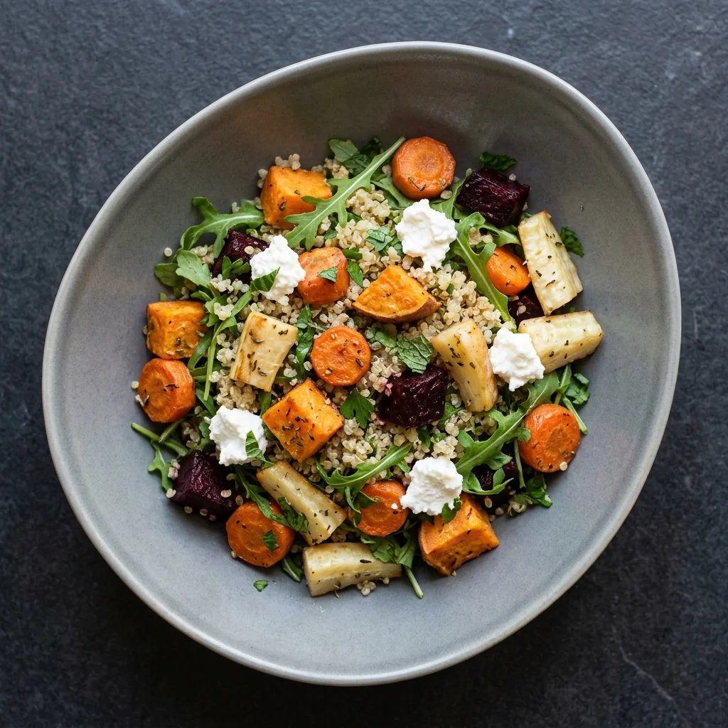 Roasted Vegetable Quinoa Salad