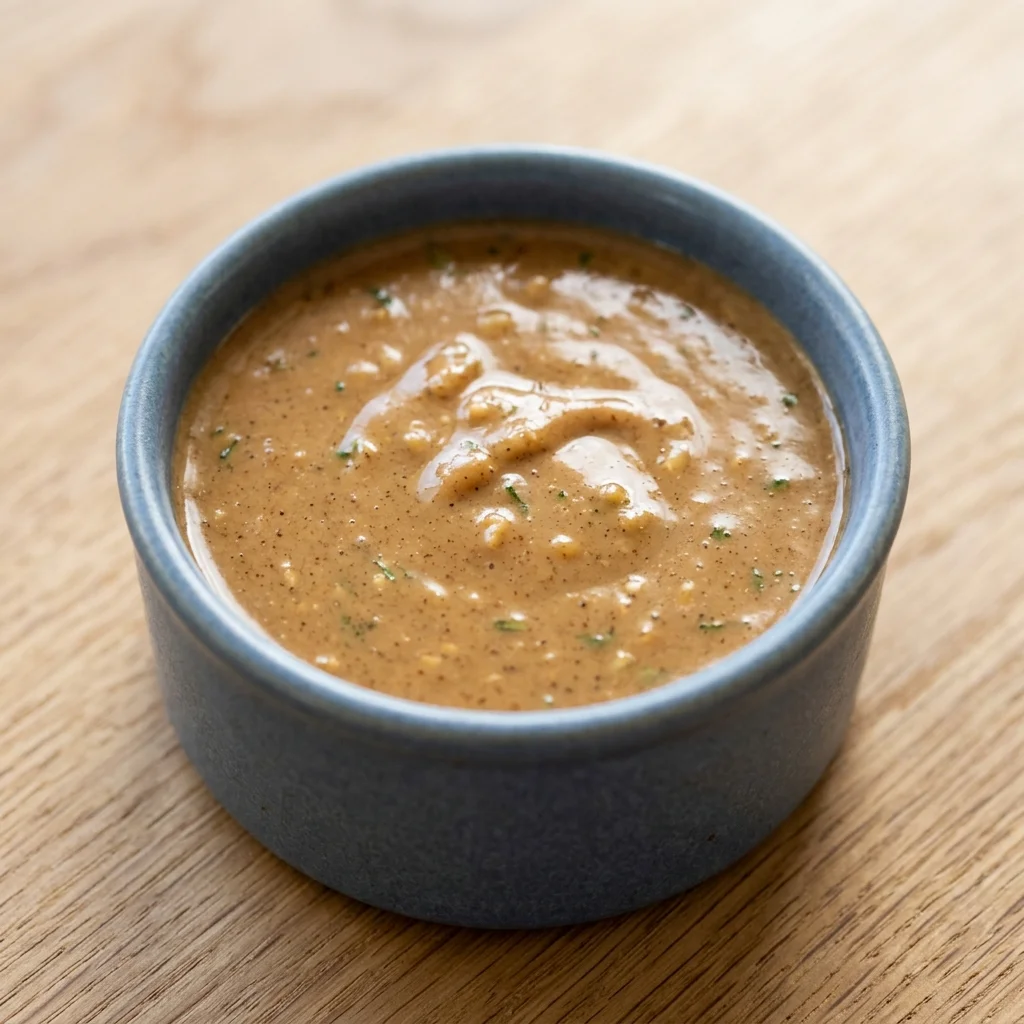 Almond Butter Garlic Sauce
