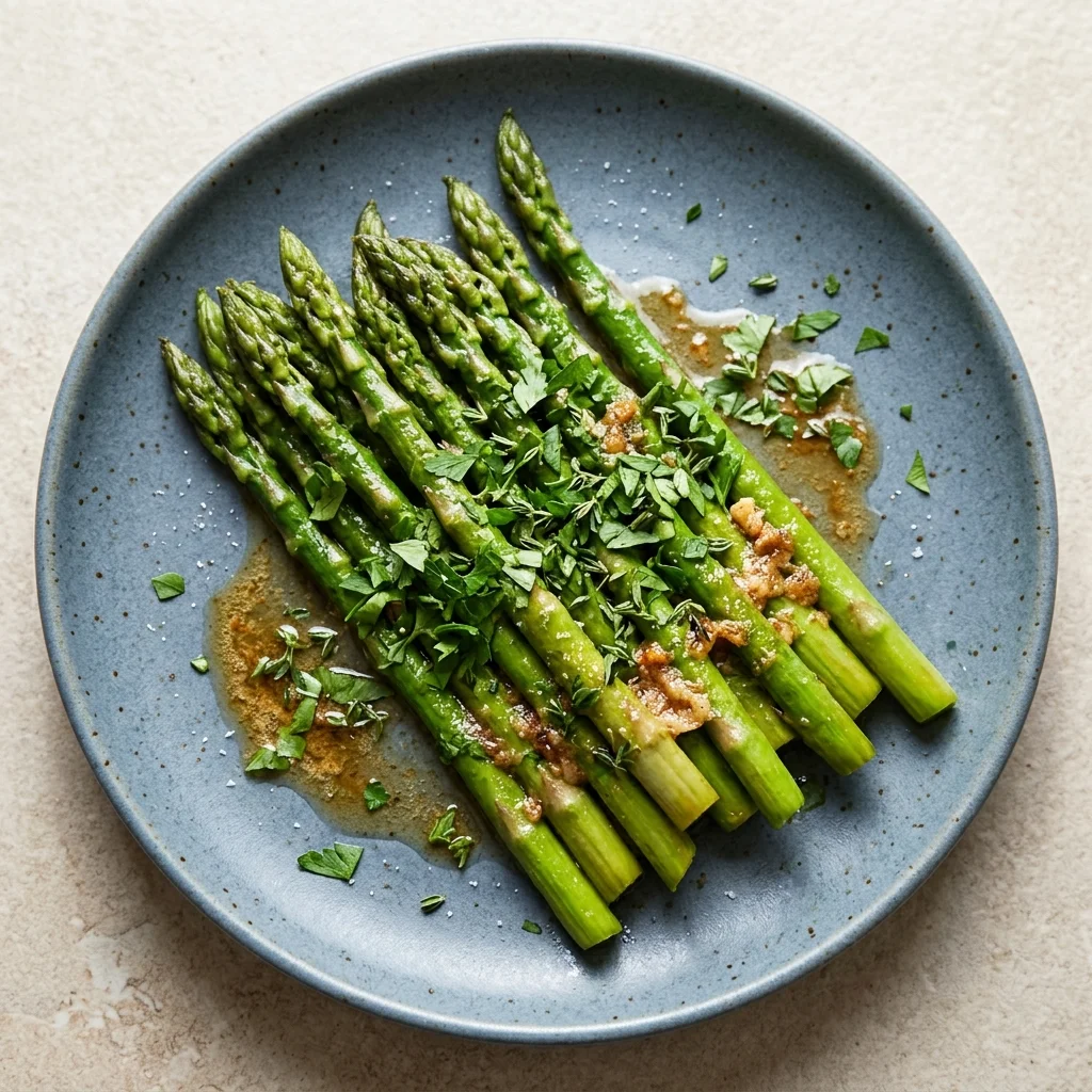 Steamed Asparagus with Brown Butter