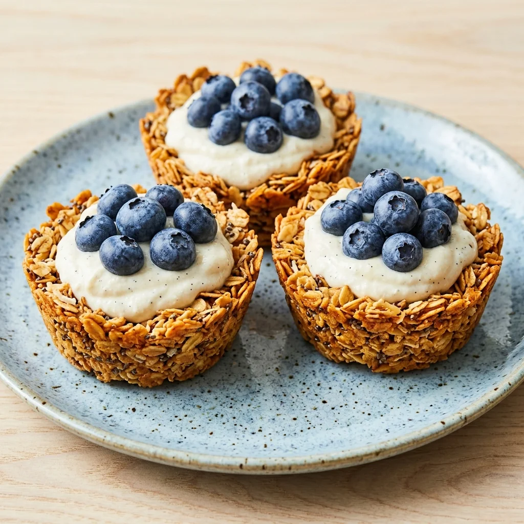 Vanilla Chia Granola Cups