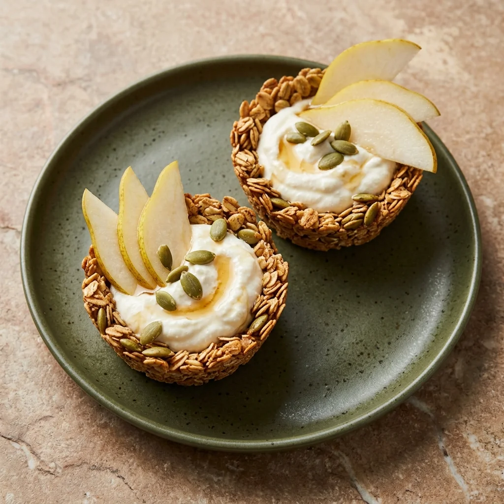 Vanilla Pumpkin Seed Granola Cups
