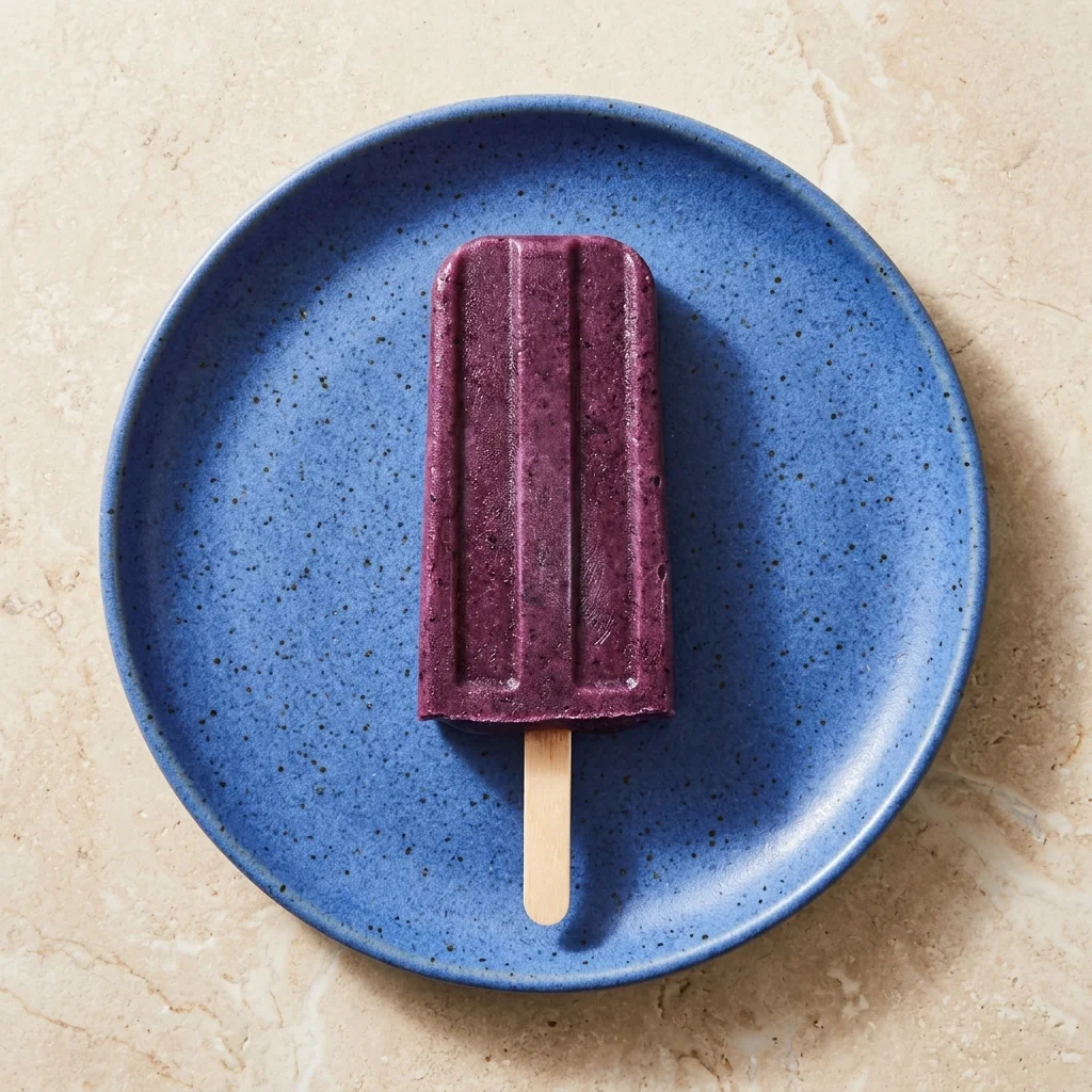 Blueberry Lemon Coconut Popsicles