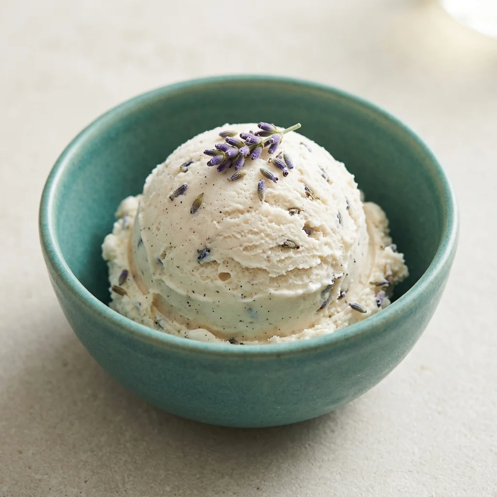 Honey Lavender Coconut Ice Cream