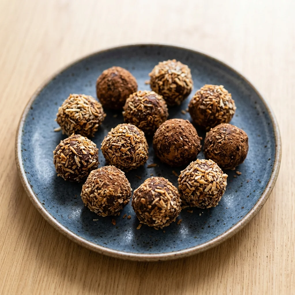 Pear, Ginger & Date Truffles