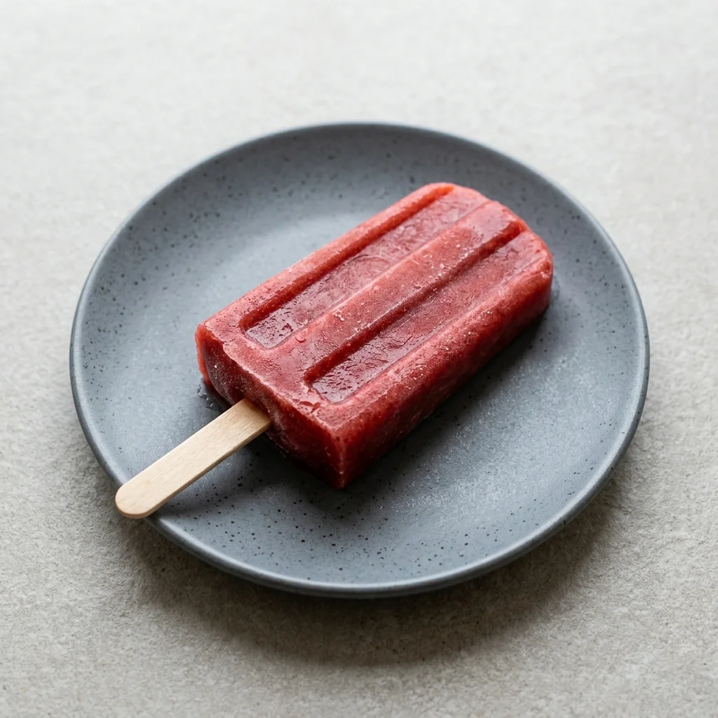 Strawberry Rhubarb Popsicles