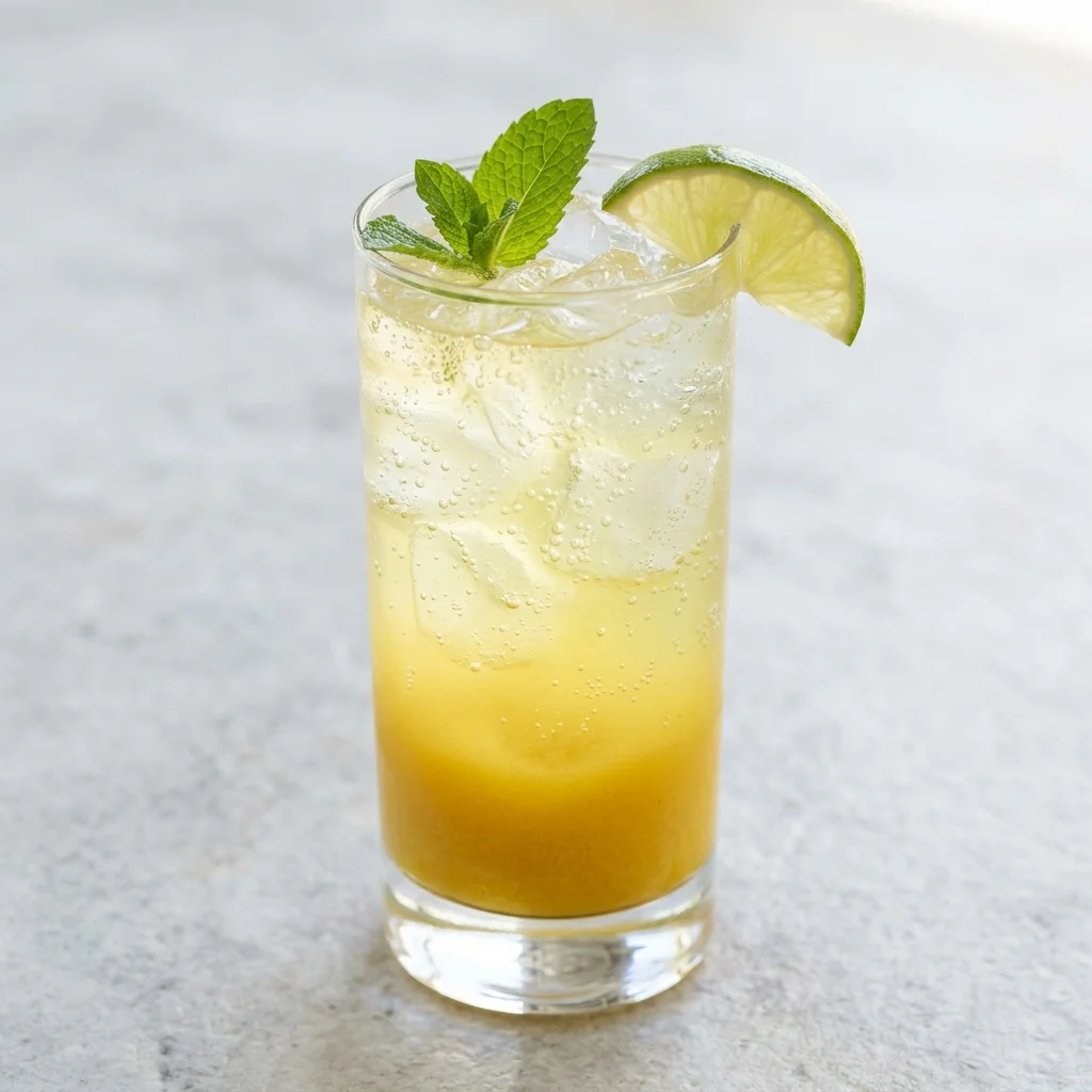 Mint-Lime Turmeric Tonic
