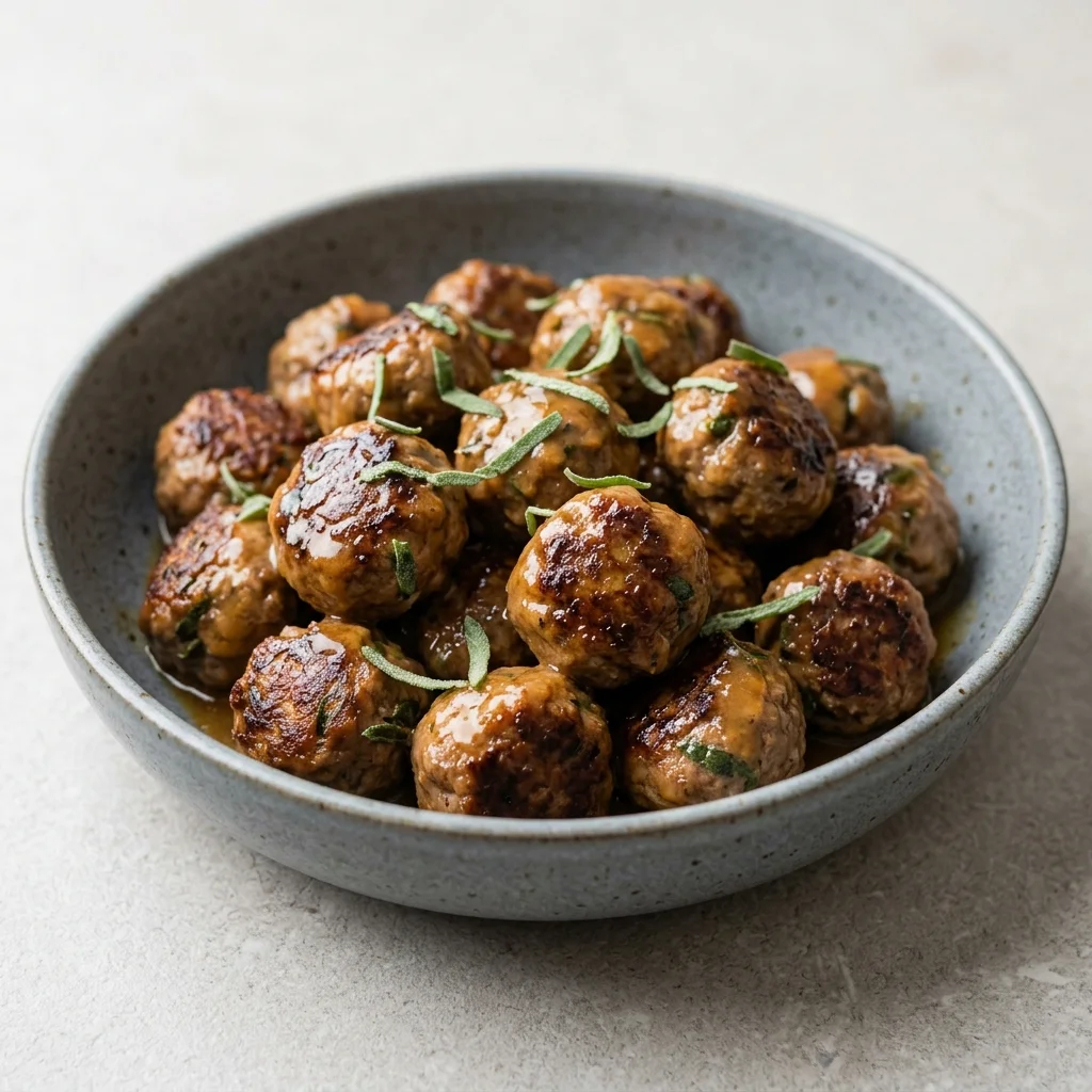Apple & Sage Beef Meatballs