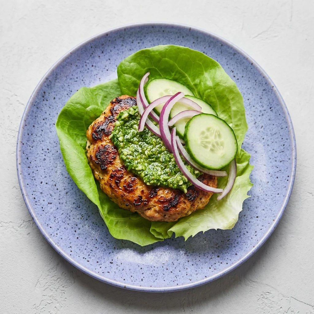 Basil-Pesto Chicken Burgers