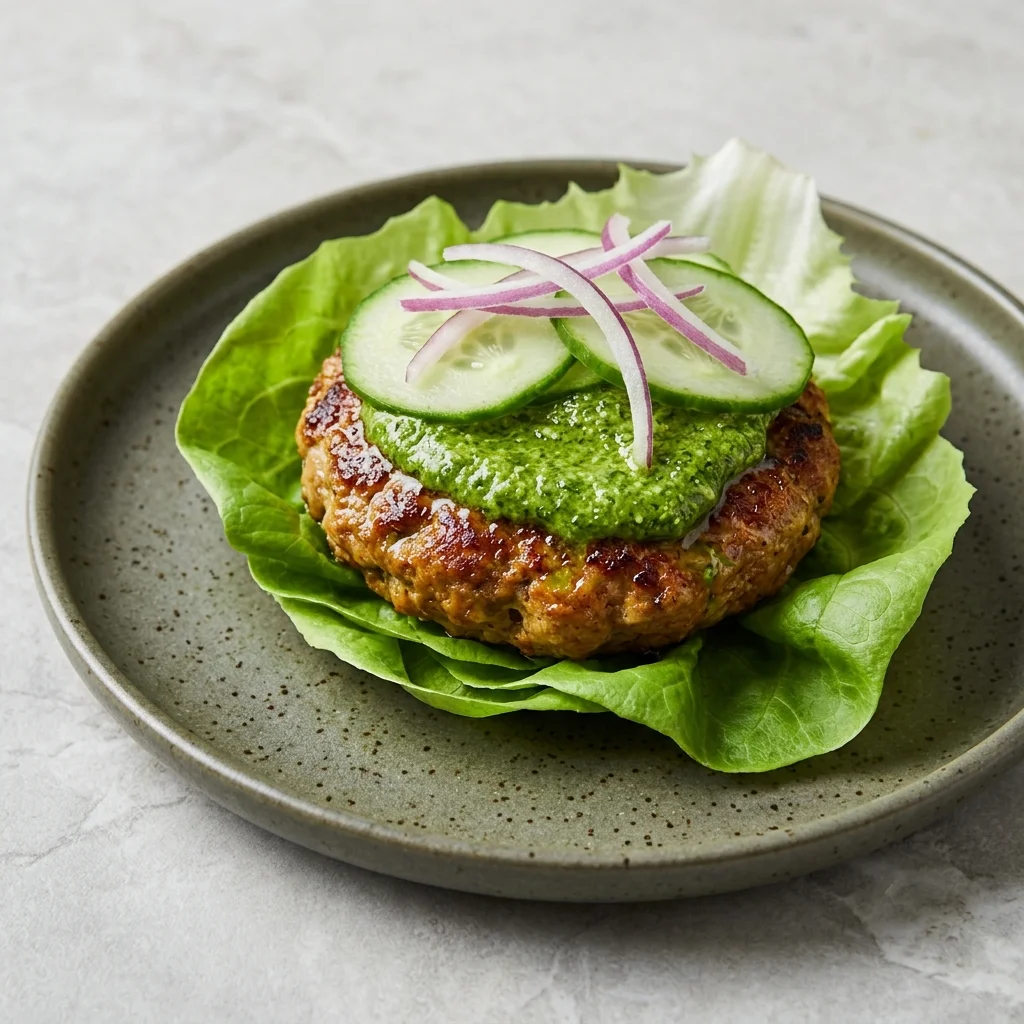 Basil-Pesto Turkey Burgers