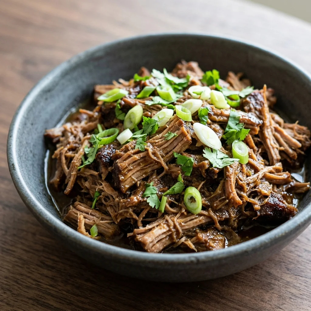 Coconut Aminos & Ginger Pulled Pork
