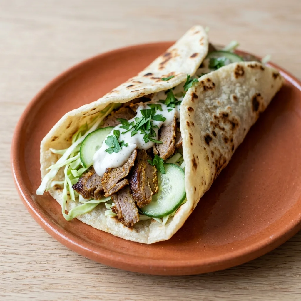 Turmeric & Herb Lamb Doner Kebab