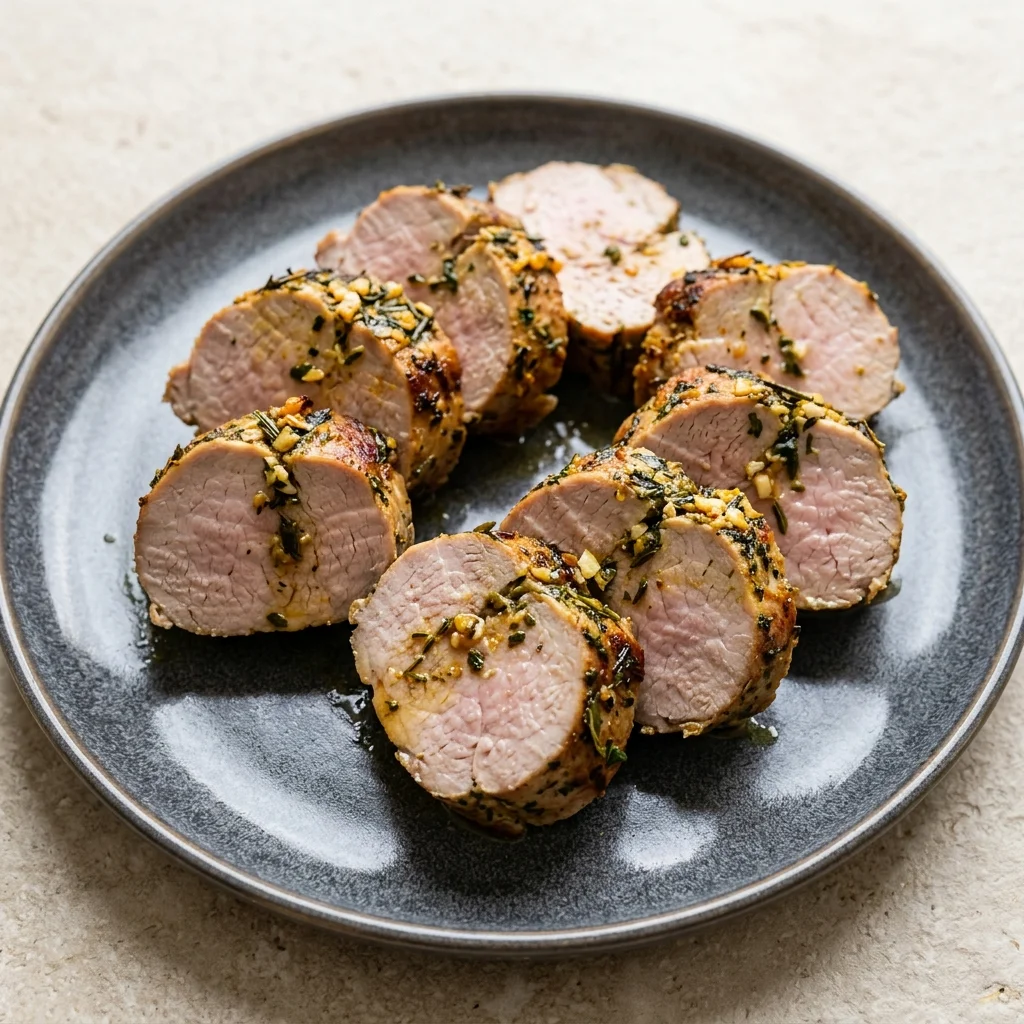 Garlic Herb Pork Tenderloin