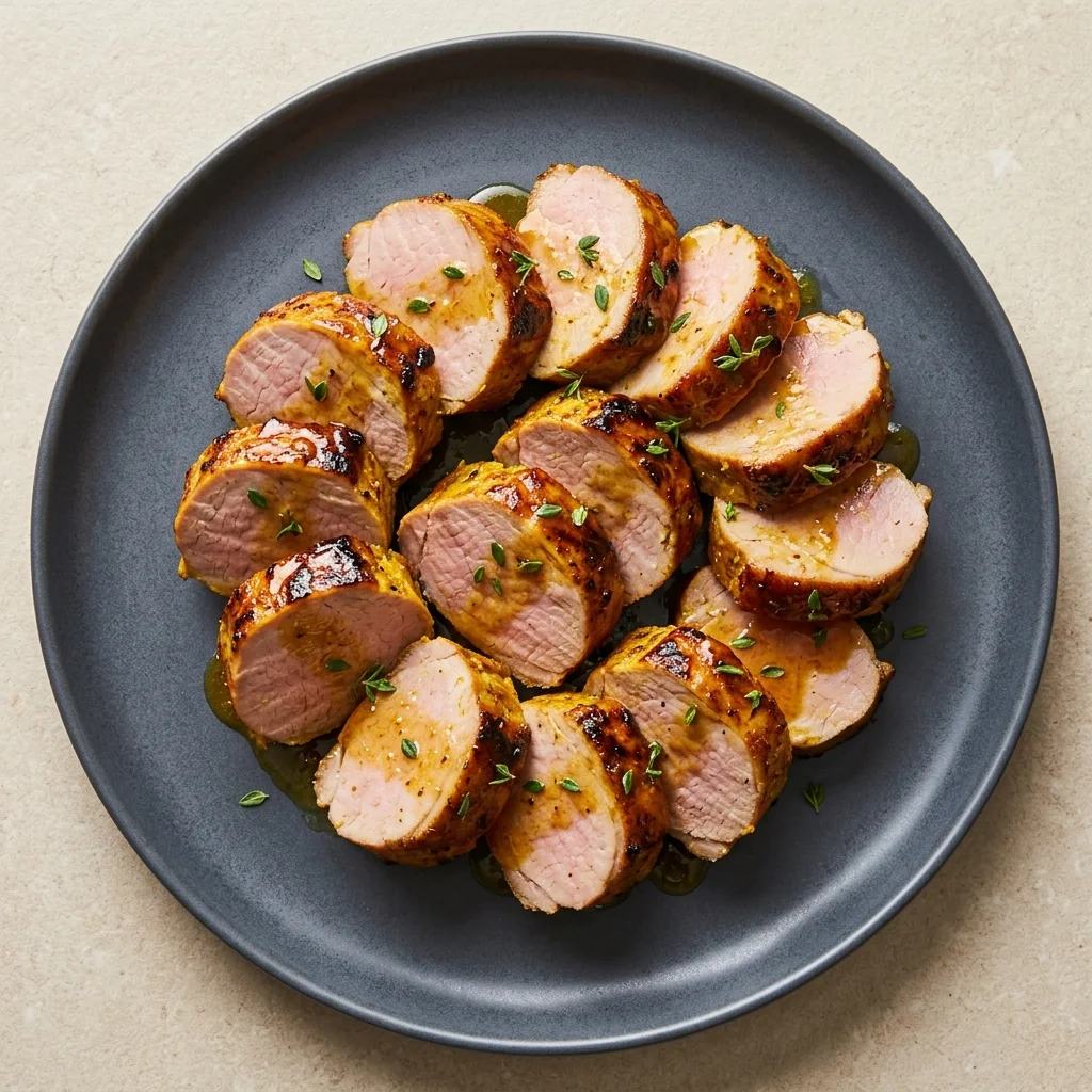 Honey & Apple Cider Glazed Pork Tenderloin