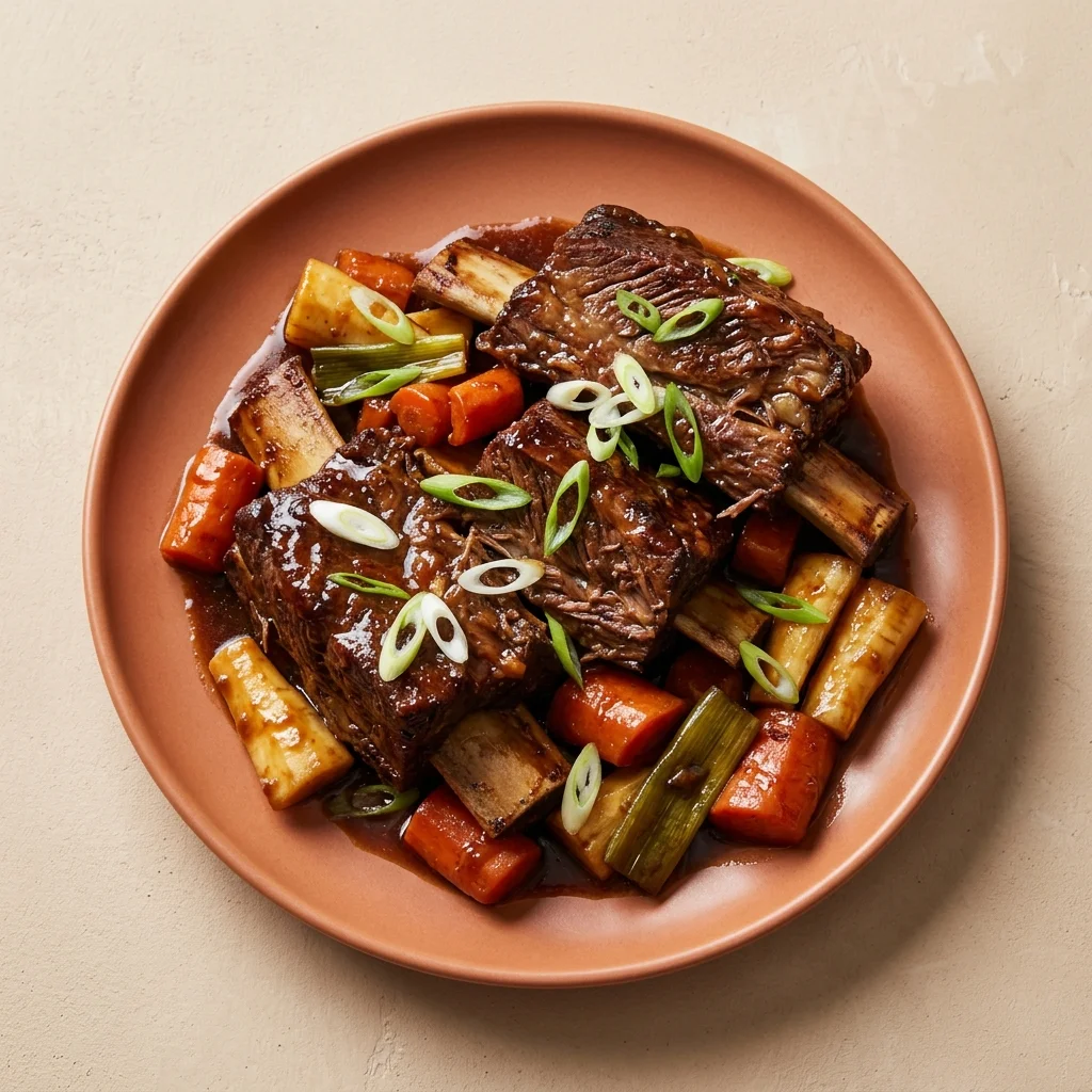 Korean-Style Braised Short Ribs