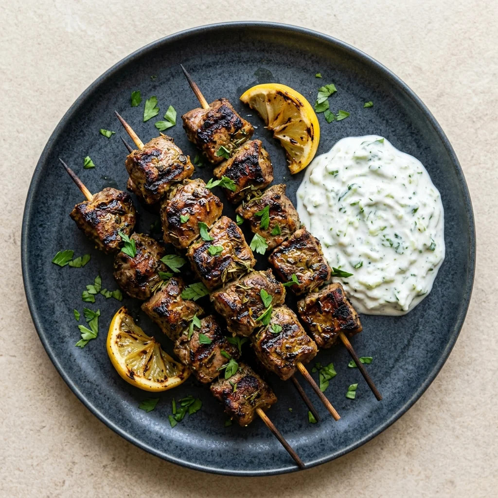 Herb-Marinated Lamb Souvlaki