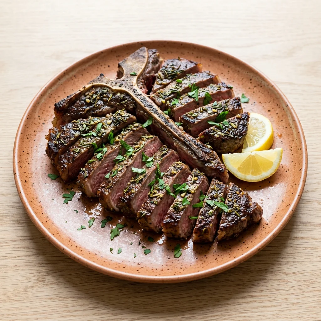 Herb-Crusted Porterhouse Steak