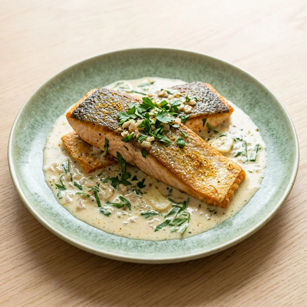 Tarragon Coconut Cream Salmon