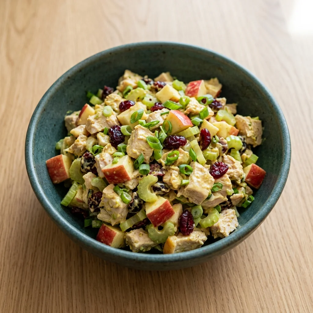 Chicken Salad with Cranberries and Apple