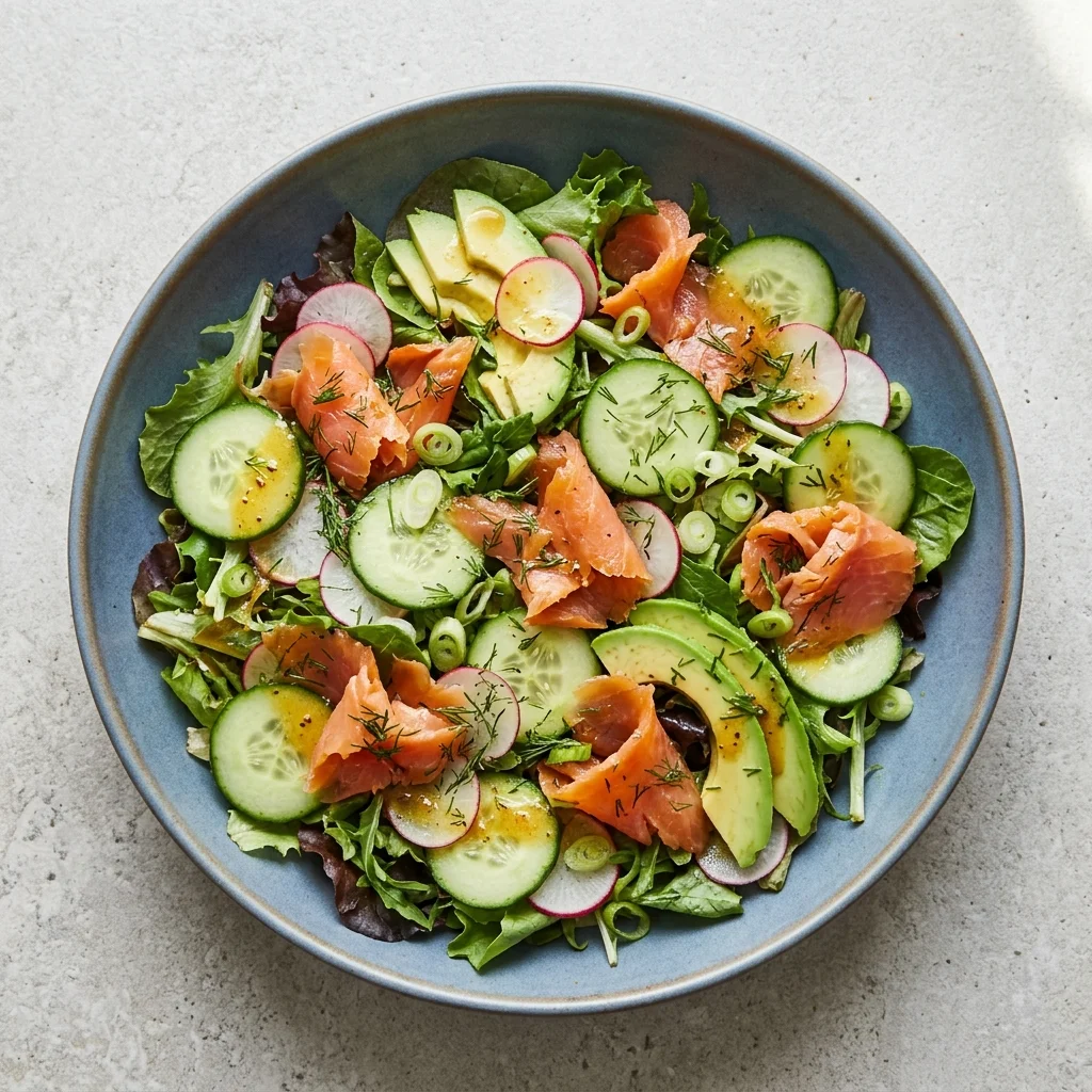 Smoked Salmon & Cucumber Salad