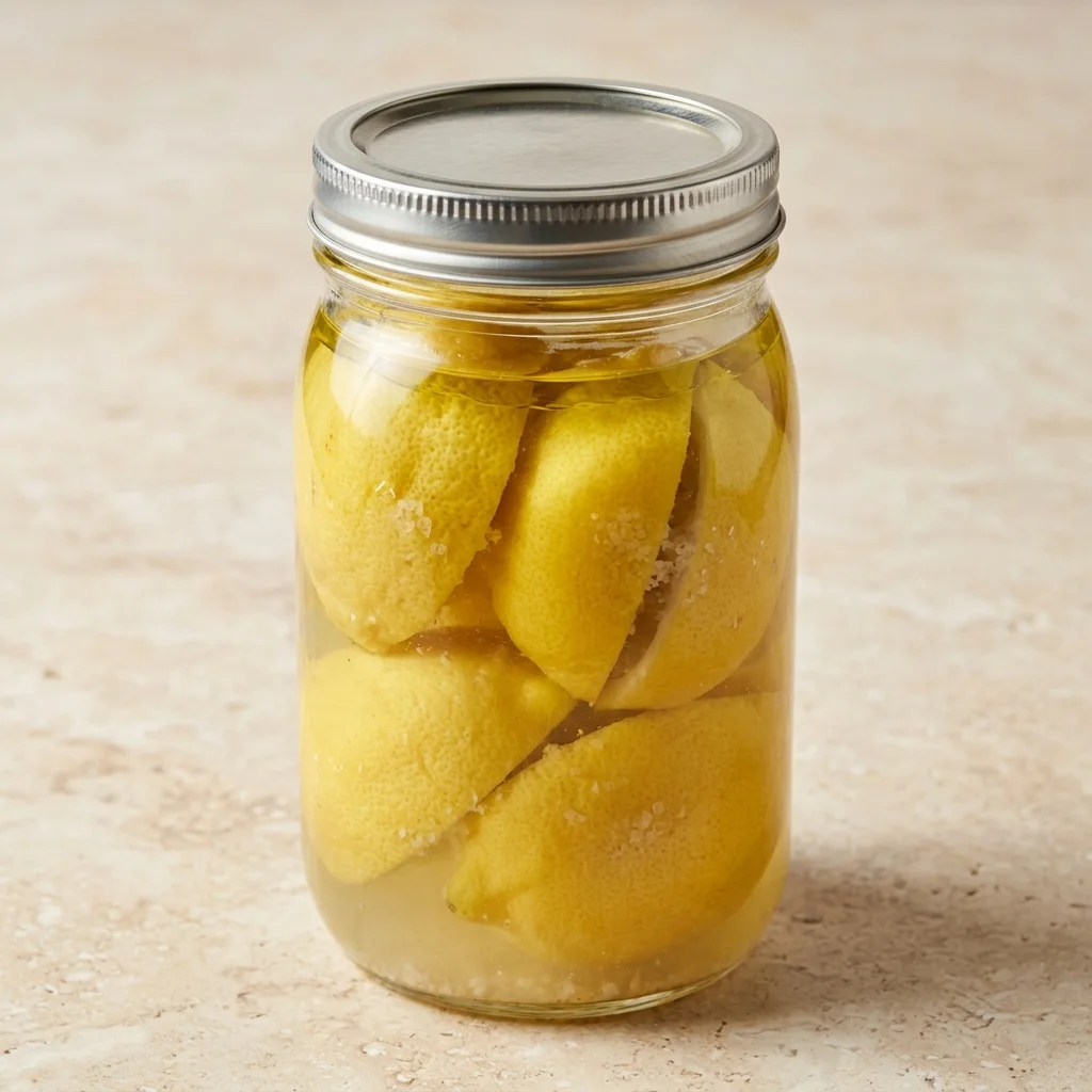 Olive Oil Preserved Lemons