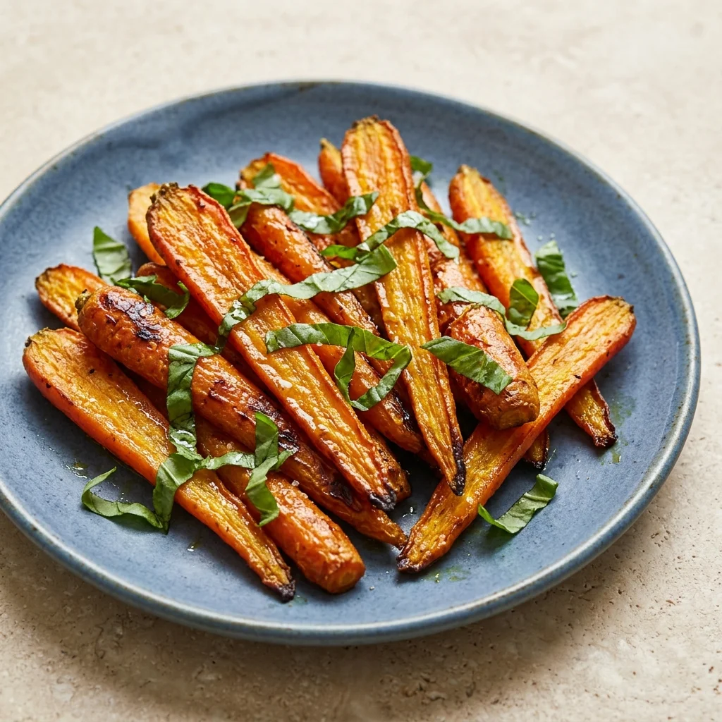 Basil Roasted Carrots