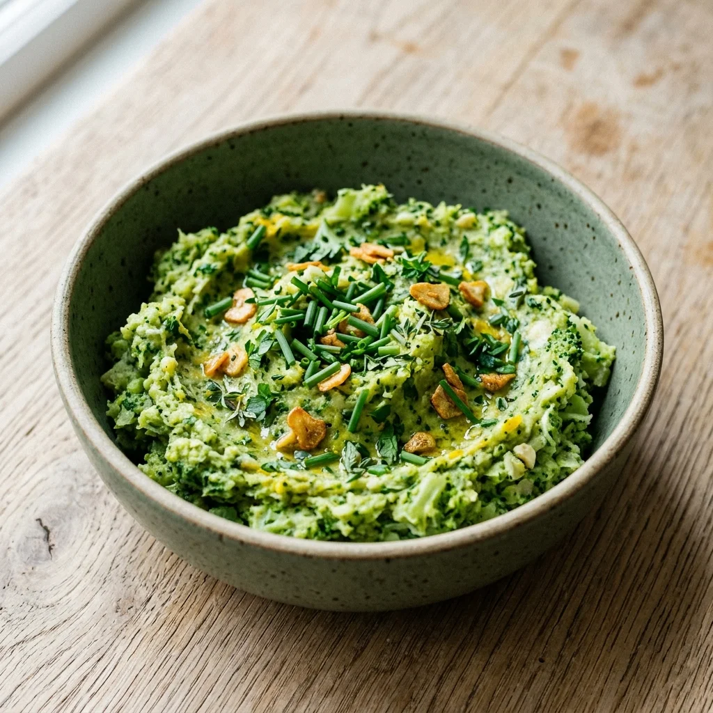 Garlic-Herb Broccoli Mash