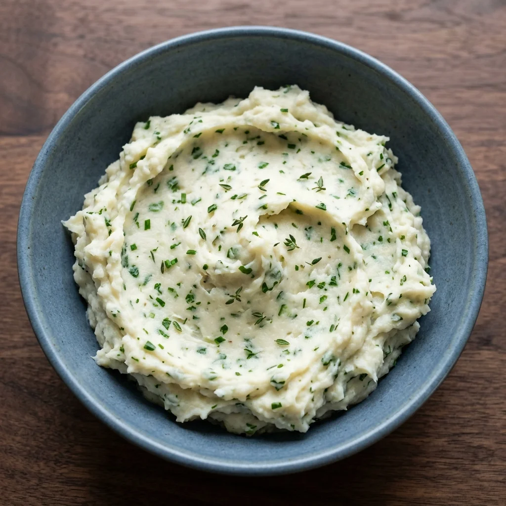 Garlic-Herb Celery Root Mash