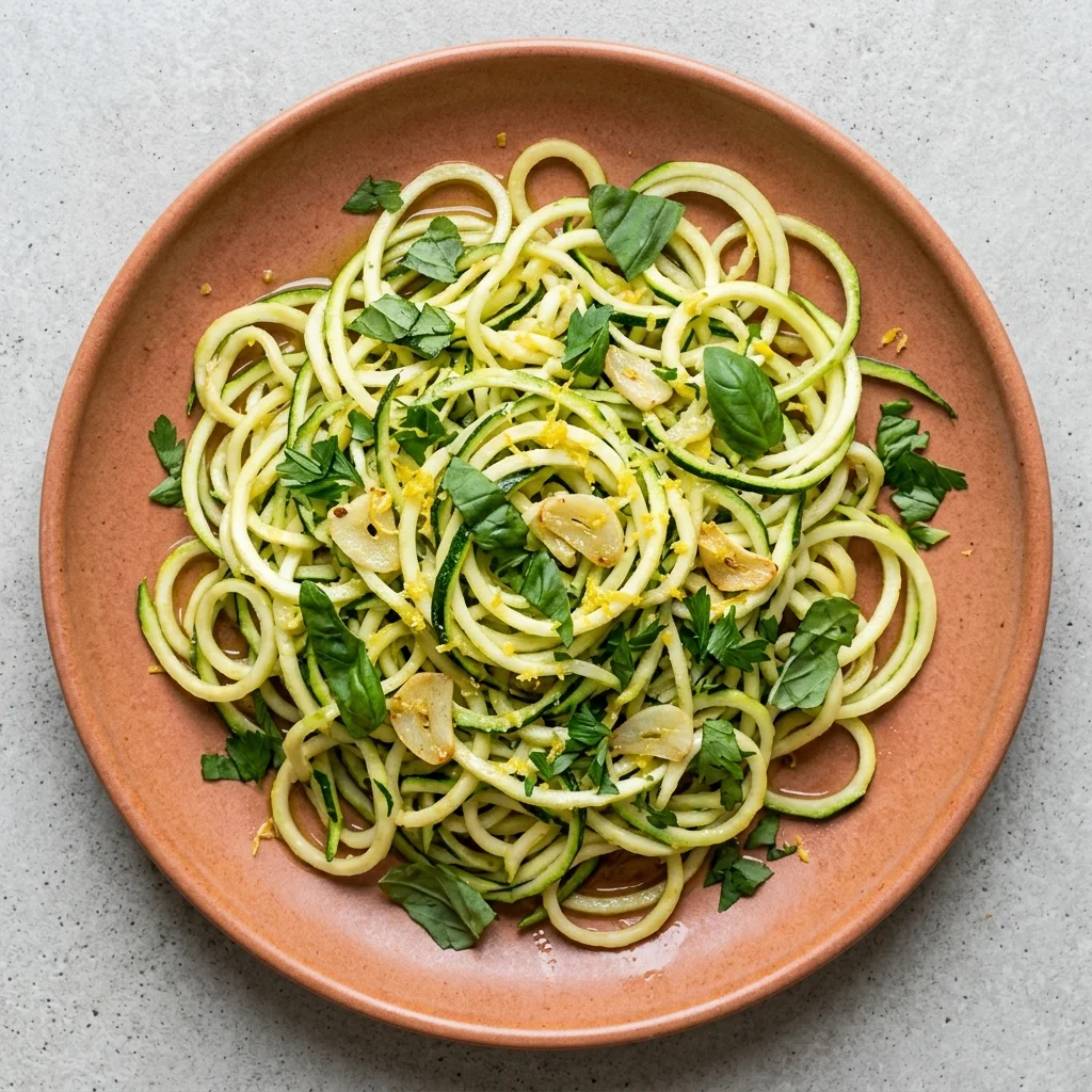 Lemon Zucchini Noodles