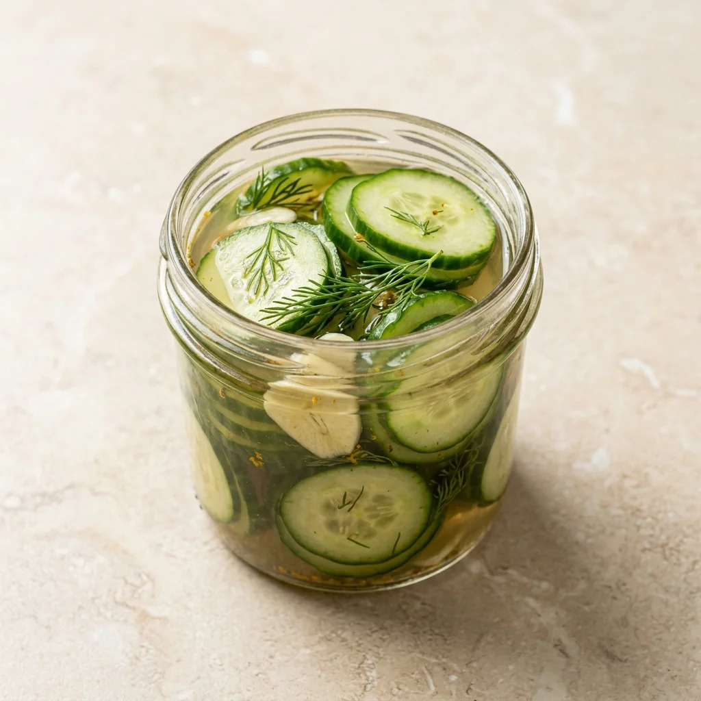 Quick Pickled Cucumbers