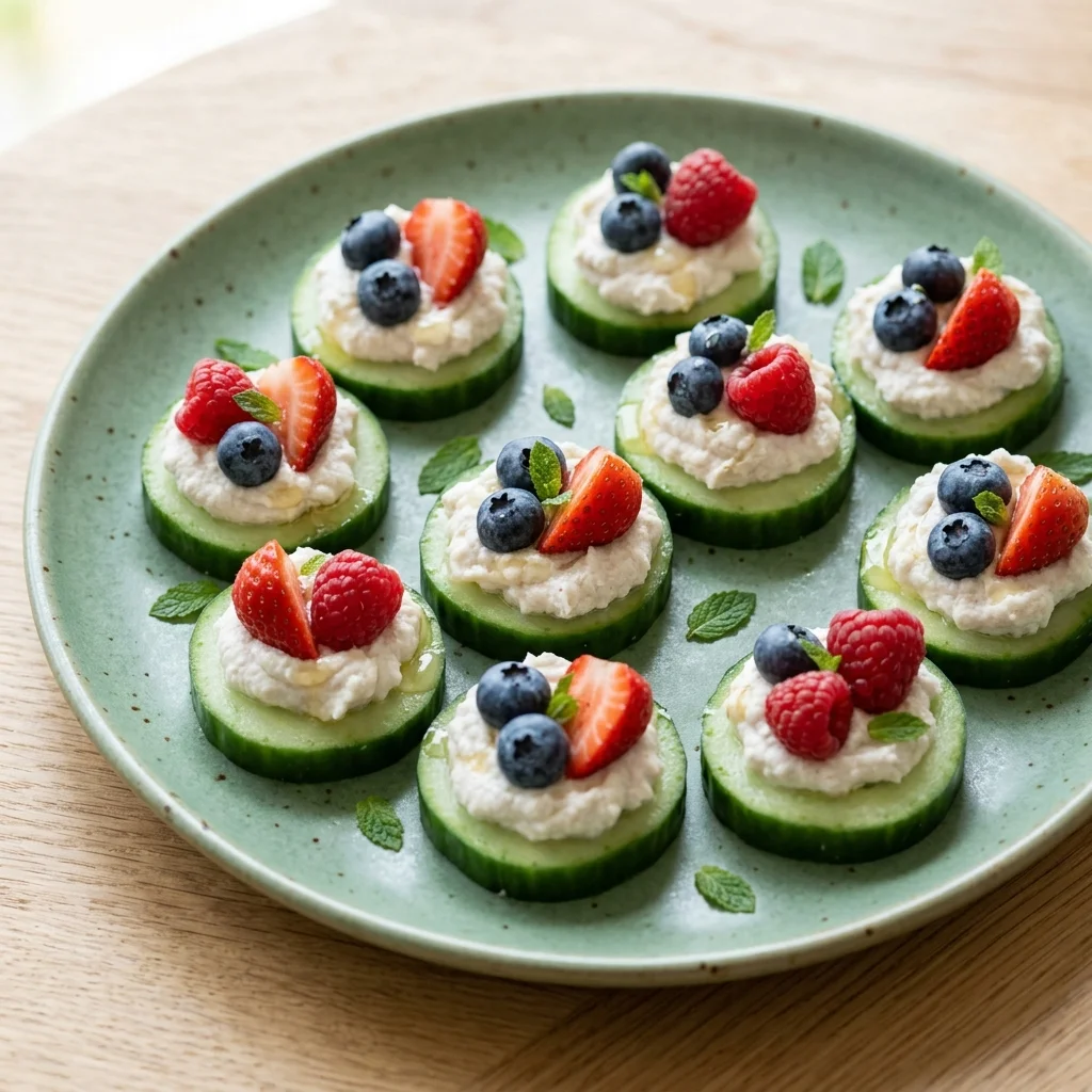 Berry & Collagen Cucumber Rounds