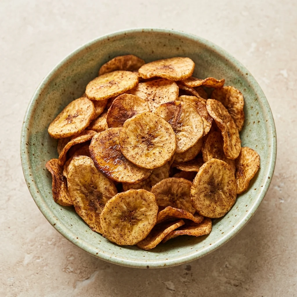 Maple Cinnamon Plantain Chips