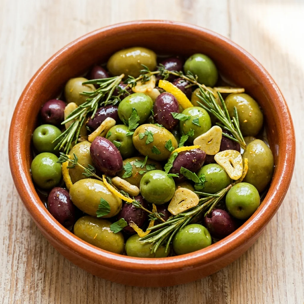 Mediterranean Marinated Olives