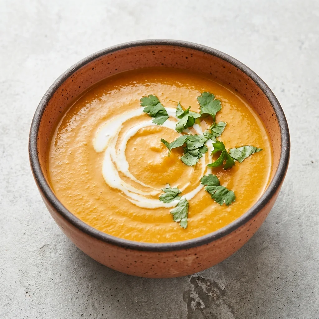 Cinnamon Carrot Ginger Soup