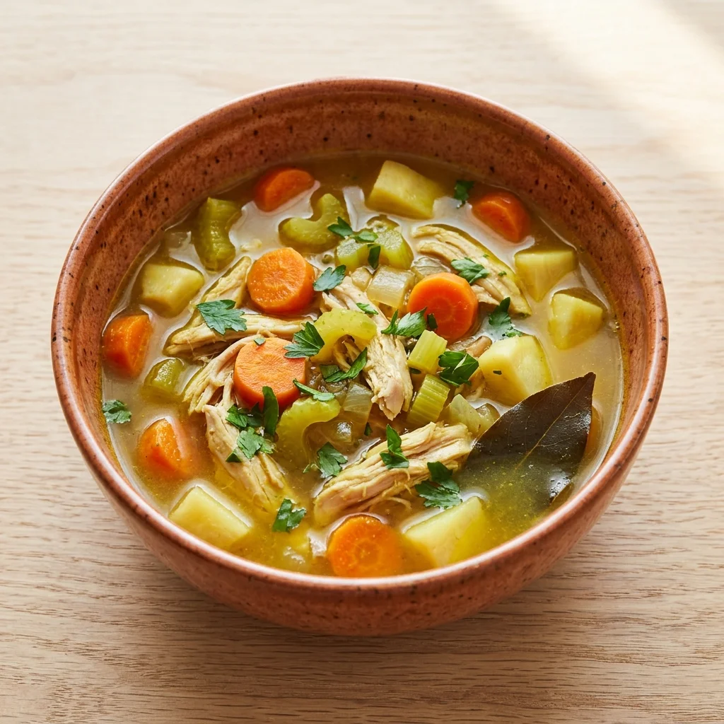 Herb & Root Vegetable Chicken Soup