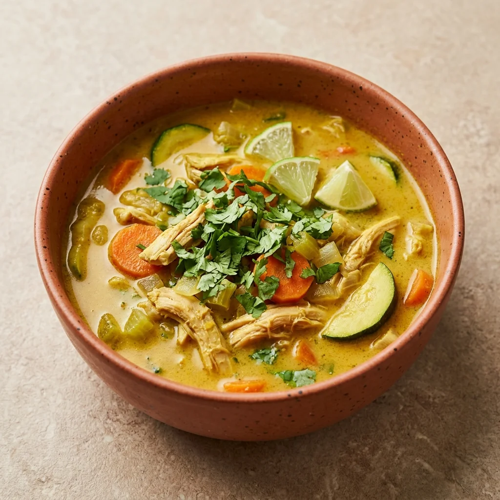 Coconut Ginger Chicken Soup