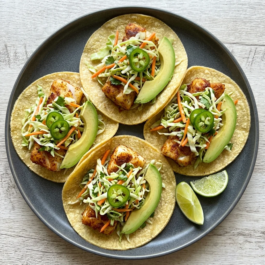 Cumin & Coriander Fish Tacos