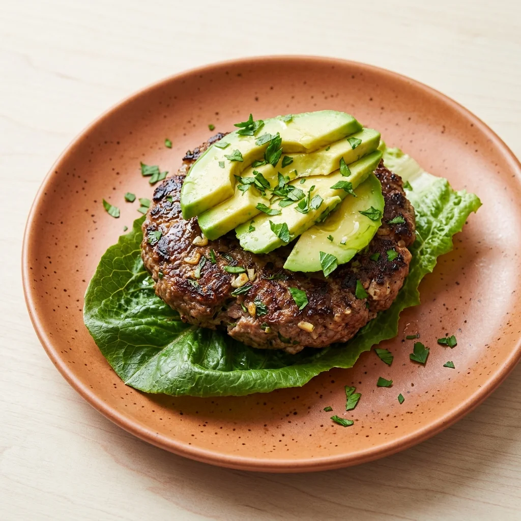 Garlic Herb Bunless Burger